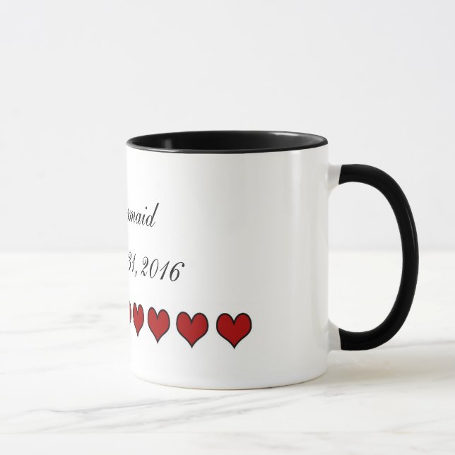 Mug Bridesmaid | MARIAGE (Droite)