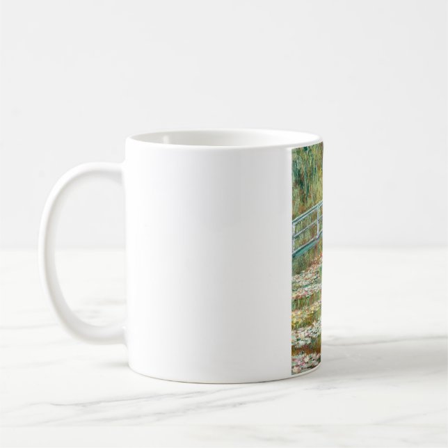 Mug Bridge over a Pond of Water Lilies by Claude Monet (Gauche)