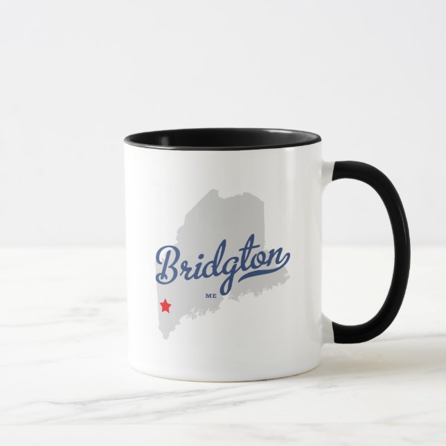 Mug Bridgton Maine JE chemise (Droite)