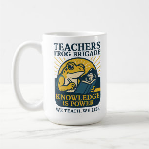 Mug Brigade de grenouilles des enseignants – La connai