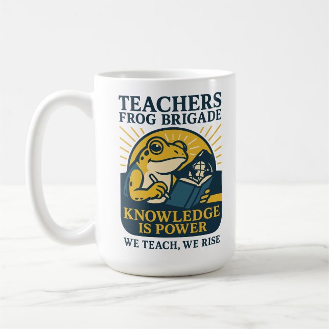 Mug Brigade de grenouilles des enseignants – La connai (Gauche)