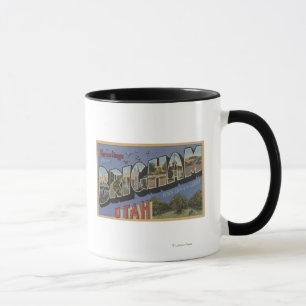 Mug Brigham, lettre ScenesBrigham, UT d'UtahLarge