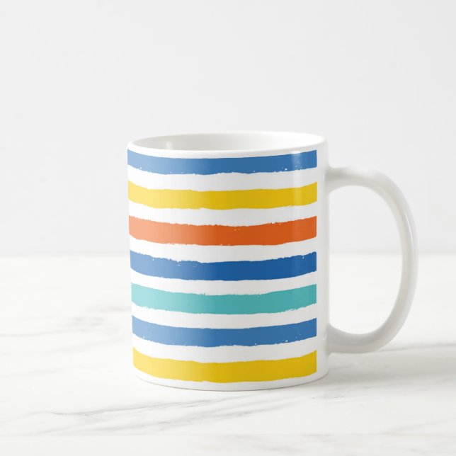 Mug Bright Beach Striped Motif (Droite)