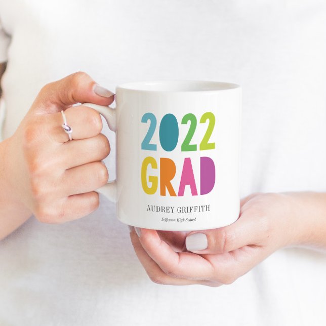 Mug Bright Rainbow Type Grad 2022 (Créateur téléchargé)