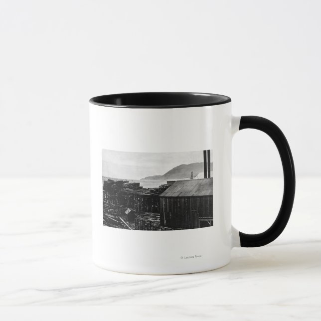 Mug Brighton, Oregon Lumber Mills on Coast Photograph (Droite)
