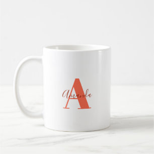 Mug brillant frais avec Monogramme Inspirationnel