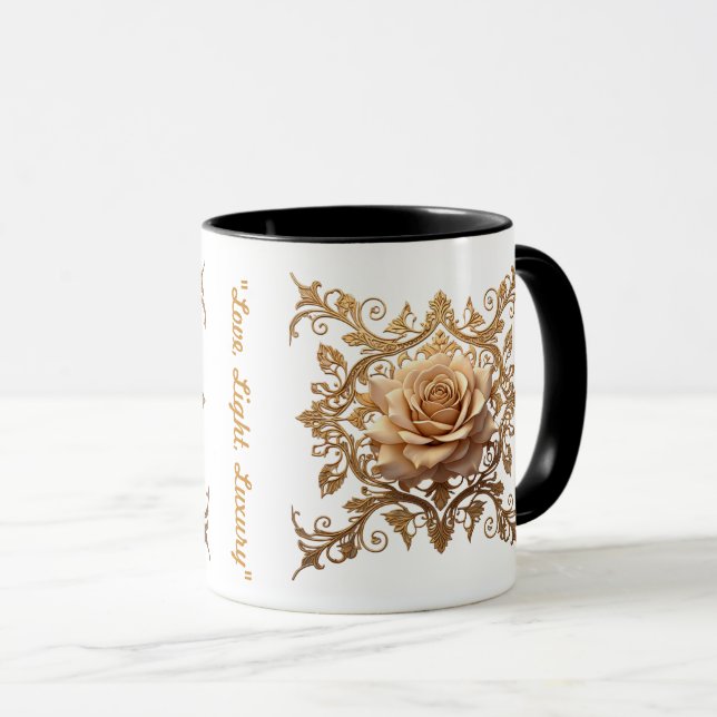 Mug "Brille cœur d'or" (Devant droit)