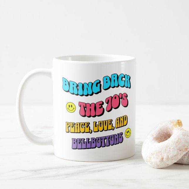 Mug Bring Back the ’70s (Avec donut)