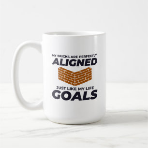 Mug Briques alignées, Objectifs alignés : Bicklayer hu