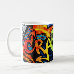 Mug Briques de graffitis : Abstrait urbain