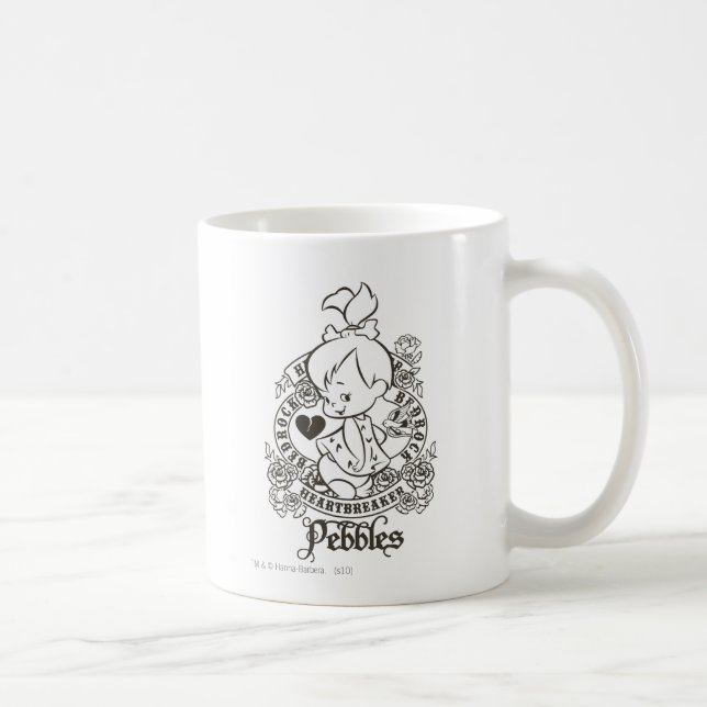 Mug Brise-coeur PEBBLES™ B&W (Droite)