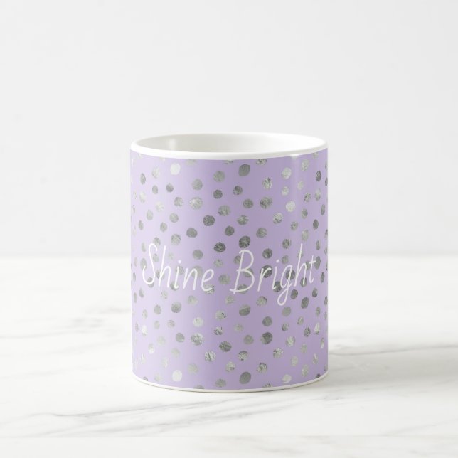 Mug Brise de Lavande Points Argentés (Centre)