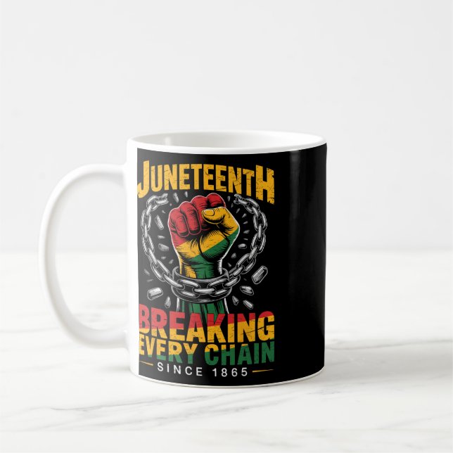 Mug Briser chaque chaîne depuis 1865 Hommes Femmes Jun (Gauche)