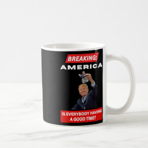 Mug Briser l'Amérique anti-trump tarifs douaniers main