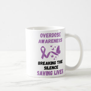 Mug Briser le silence Ruban violet Sensibilisation au