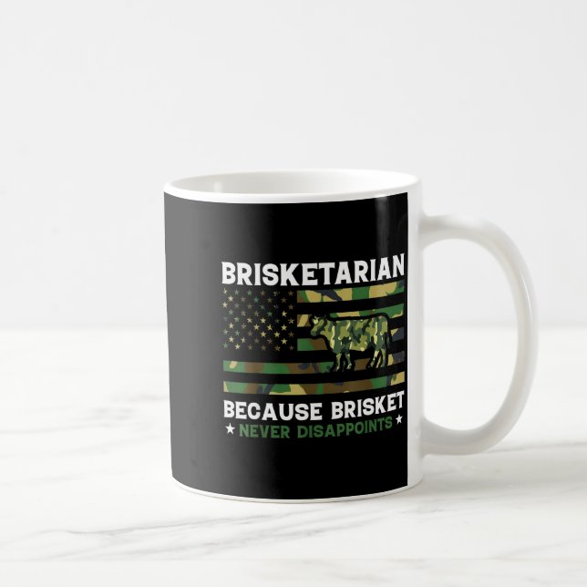 Mug Brisketarien parce que le brisket déçoit le t-shir (Droite)