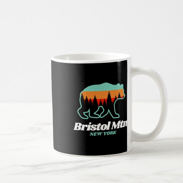 Mug Bristol Mountain New York Ski Snowboard Ours (Droite)