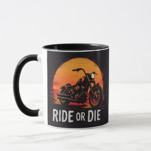 Mug Brite-T Motorcycle Ride or Die 0019613