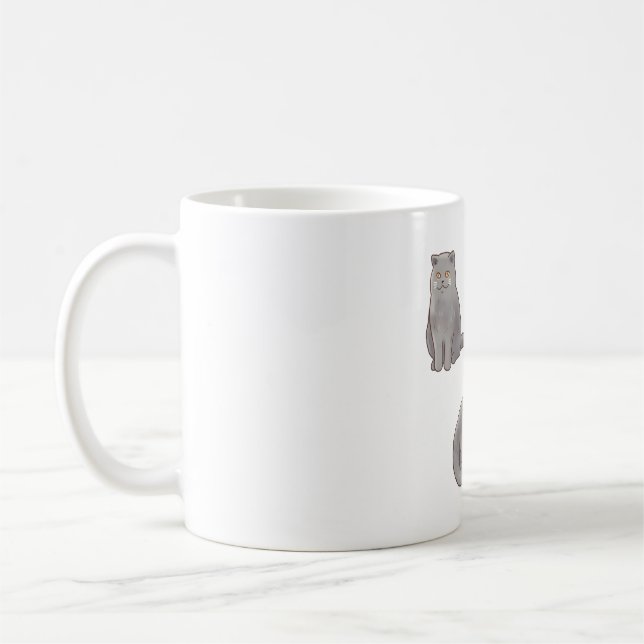 Mug British shorthair cat Magic (Gauche)