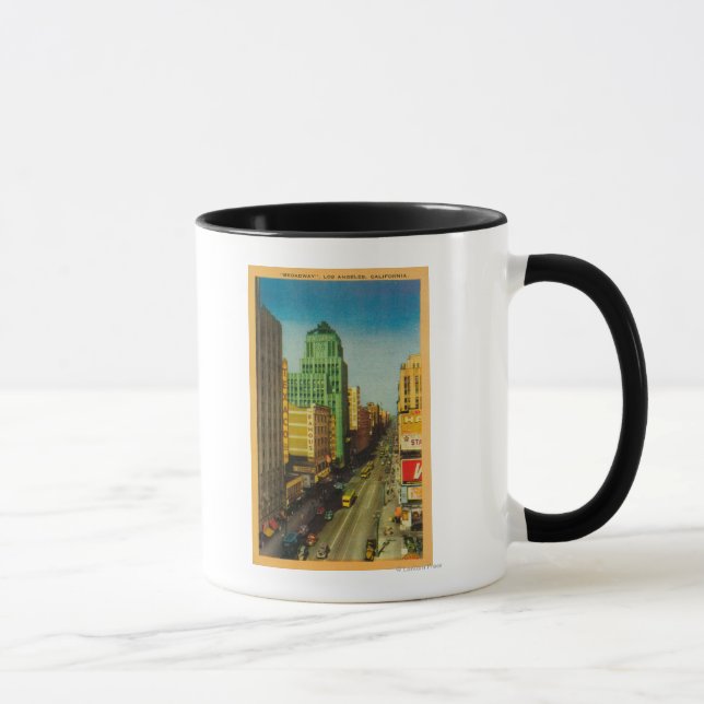 Mug Broadway Street à Los Angeles, CA (Droite)