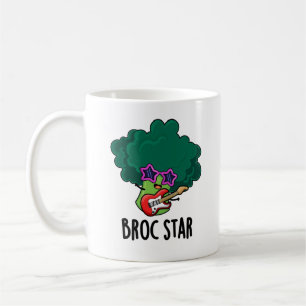 Mug Broc Star Funny Brocolli Rock Star Pun