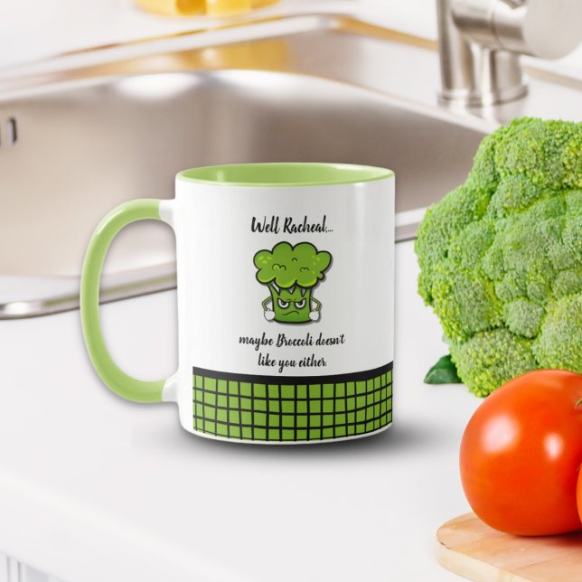 Mug Broccoli ne vous aime pas non plus (Créateur téléchargé)