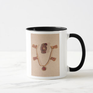 Mug broche Eagle-formée et un collier