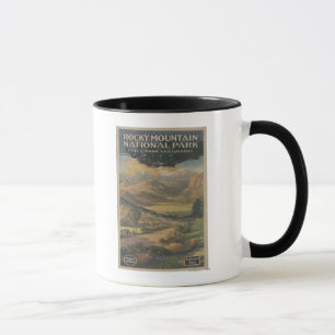 Mug Brochure rocheuse de parc national de Mt. # 1