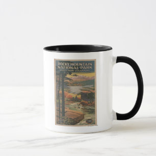 Mug Brochure rocheuse de parc national de Mt. # 2