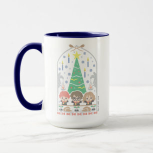 Mug Broderie Cartoon HOGWARTS™ Le Repas de Noël