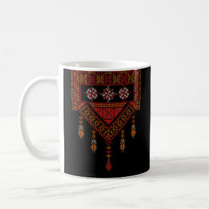 Mug Broderie palestinienne de Tatreez   Art palestine