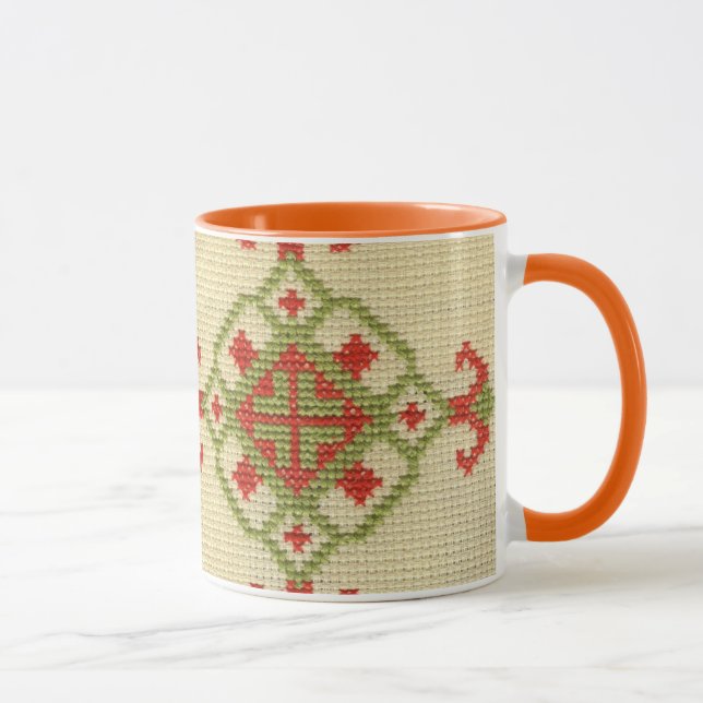 Mug Broderie ukrainienne traditionnelle (Droite)