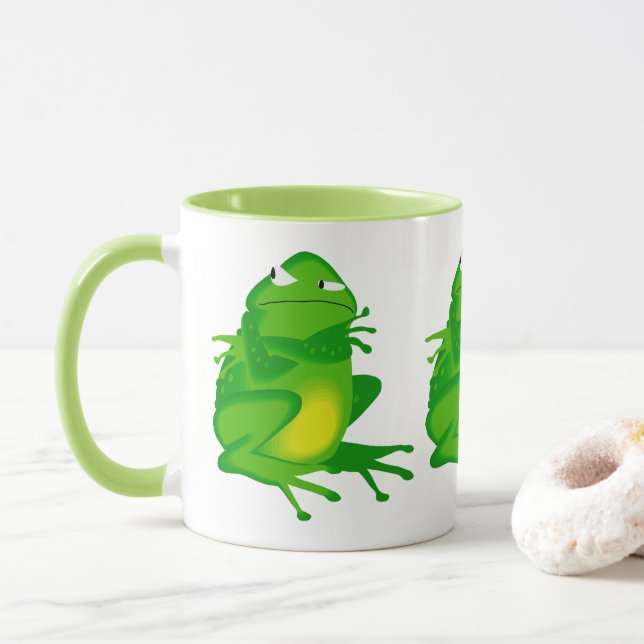 MUG BROG VERT GRUMPÉ (Avec donut)