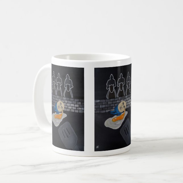 Mug Broken Then Fried peinture d'Alfred Fox (Devant gauche)