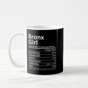 Mug BRONX GIRL NY NEW YORK Funny City Accueil Racines