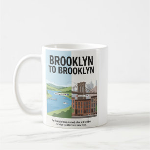 Mug Brooklyn : Australie + connexion jumelée New York