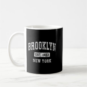 Mug Brooklyn New York NY Vintage Établi Sports De De