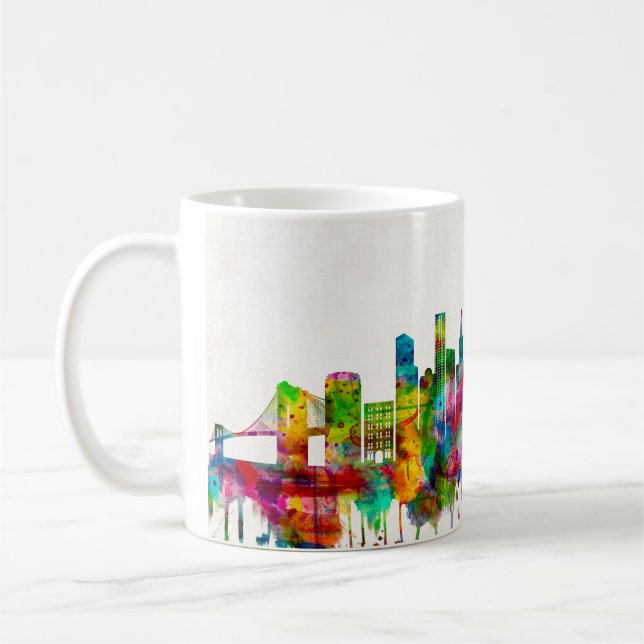 Mug Brooklyn New York Skyline (Gauche)