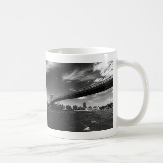 Mug Brooklyn noir panoramique (Droite)