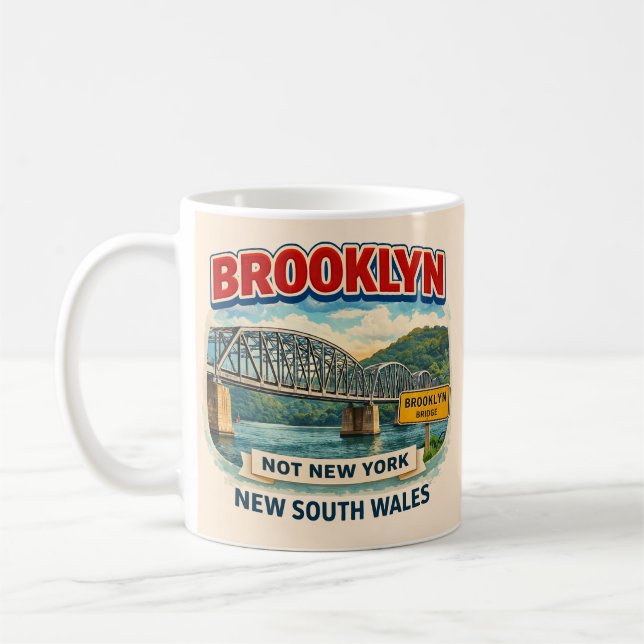 Mug Brooklyn, Nouvelle-Galles du Sud | Pas Brooklyn, N (Gauche)