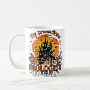 Mug Broom Broke Biologiste Halloween Château Hanté Cit