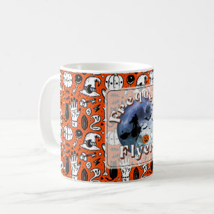 Mug Broomstick pour sorcière Halloween Circulaire fréq