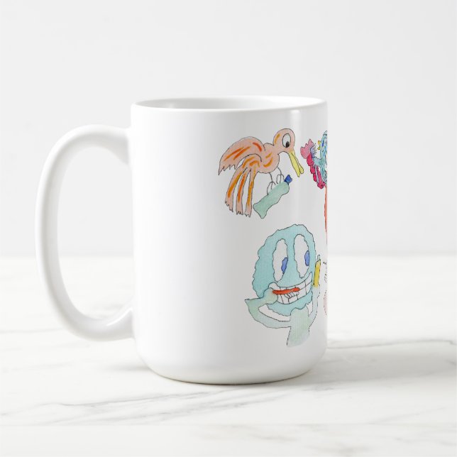 Mug Brossez-vous les dents, petits monstres ! (Gauche)