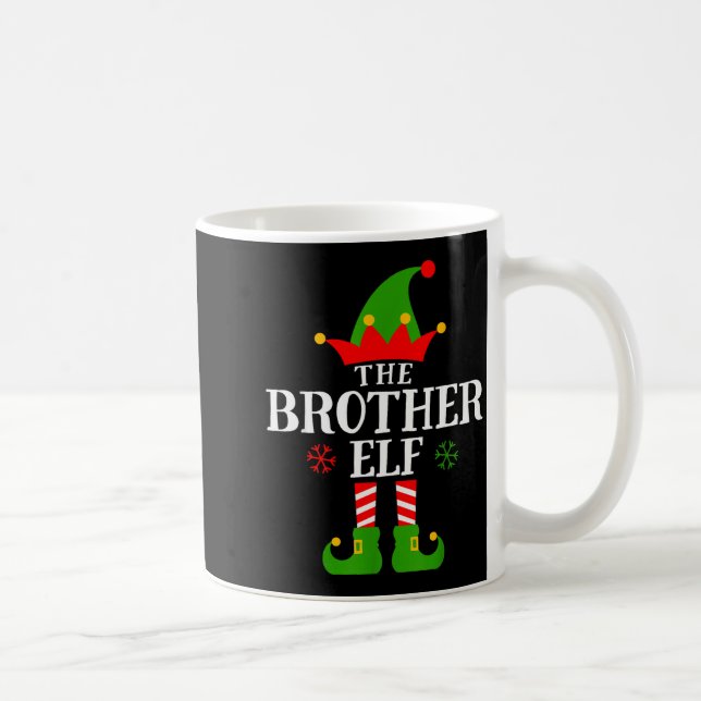 Mug Brother Elf Funny Matching Family Group Christmas  (Droite)