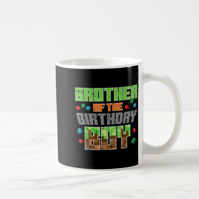 Mug Brother Of Birthday Boy Xel Gamer Bday Party Boys  (Droite)
