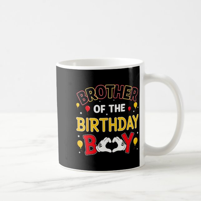 Mug Brother Of The Birthday Boy Matching Family Birthd (Droite)