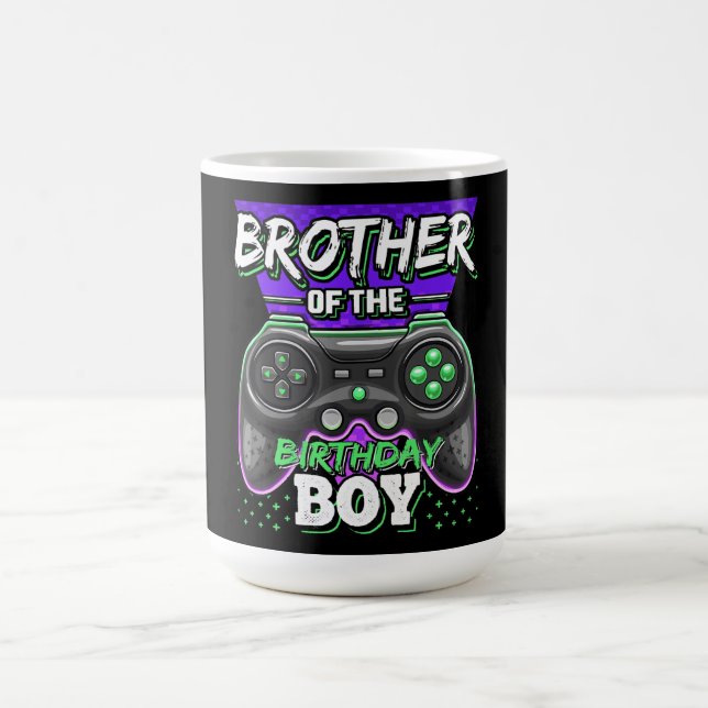 Mug Brother of the Birthday Boy Matching jeu vidéo (Centre)