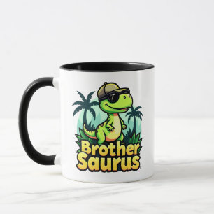 Mug Brothersaurus – Frère dinosaure de dessin animé v3