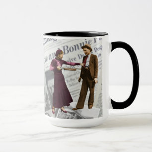 Mug Brouette mignonne de Parker et de Clyde