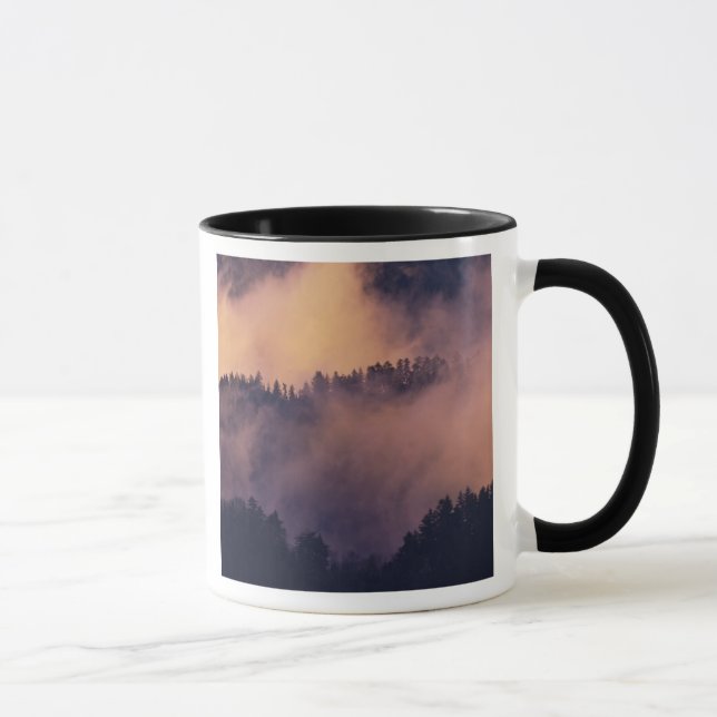Mug Brouillard hivernal dans la vallée au coucher du s (Droite)